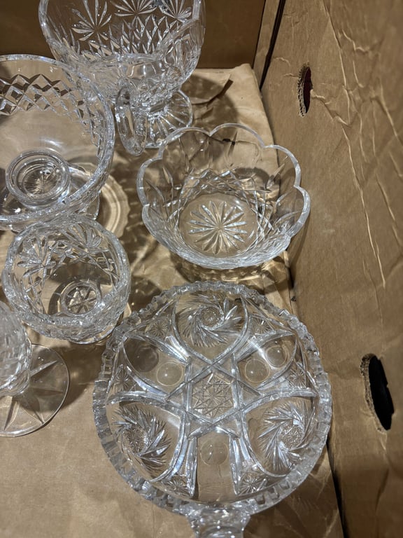 9 Pieces of Misc Glassware - Image 2