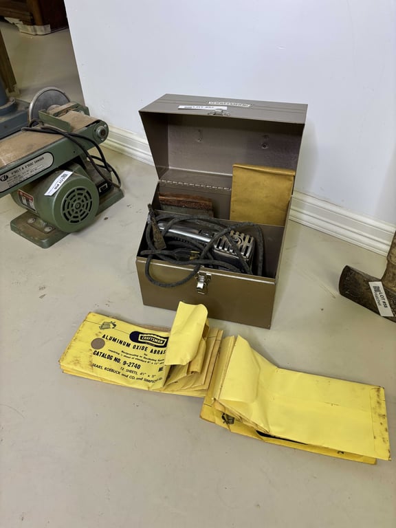 Craftsman Corded Sander and Metal Box