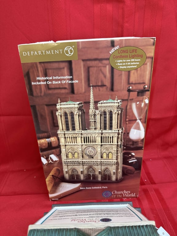 DEPT 56 NOTRE DAME CATHEDRAL, PARIS - Image 2