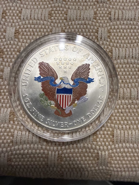 2000 Colorized Silver Eagle - Image 3