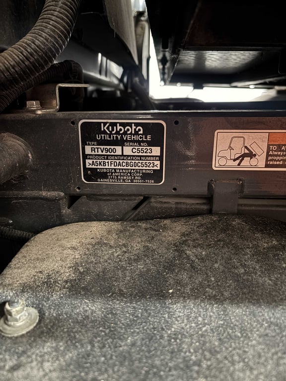 2011 Kubota RTV900XT Diesel 4x4 SxS - Image 20