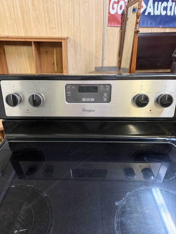 WHIRLPOOL STAINLESS STOVE - Image 2
