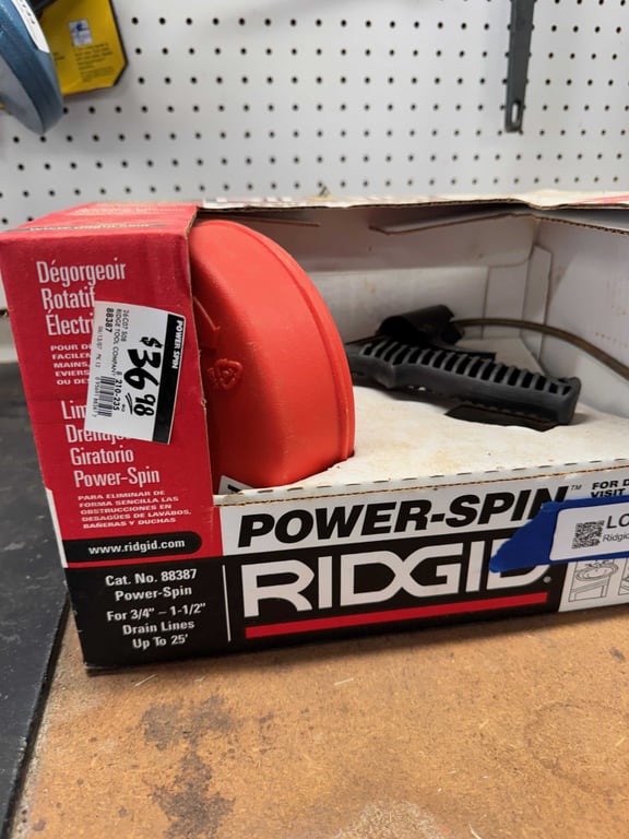Ridgid power spin snake - Image 2