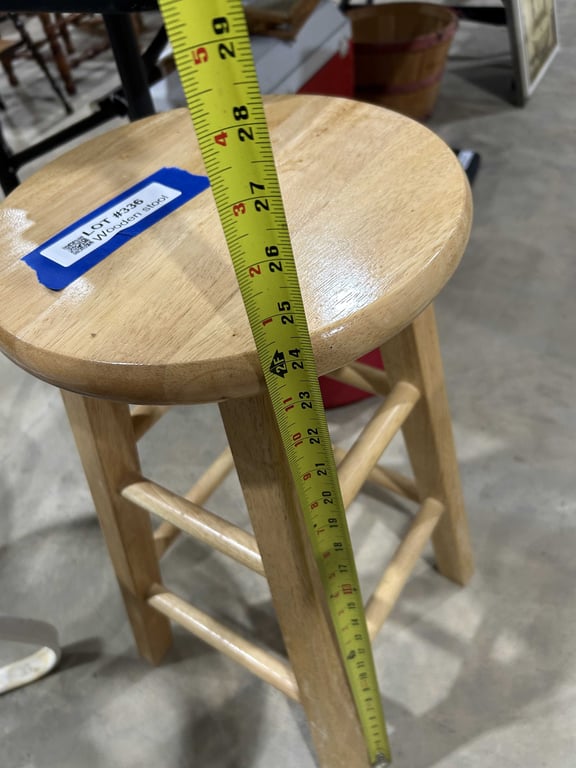 Wooden stool - Image 2