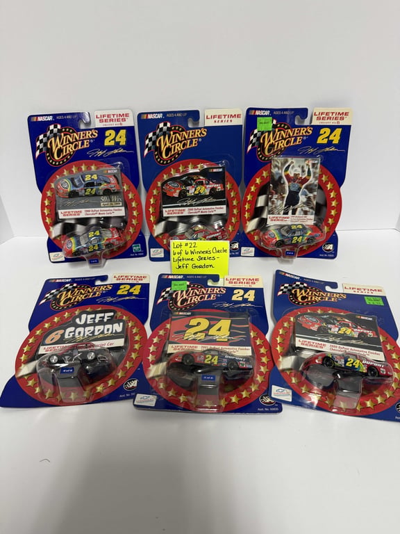 6 WINNERS CIRCLE JEFF GORDON LIFETIME SERIES (COMPLETE)