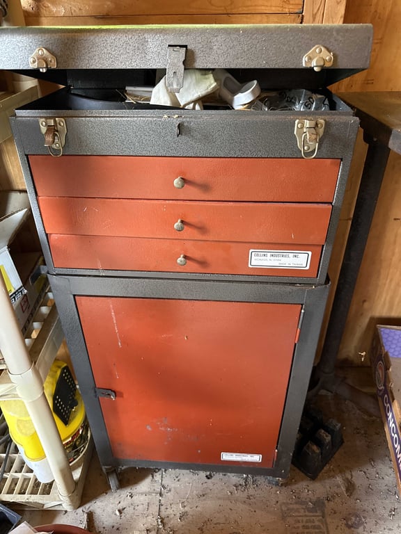Toolbox with contents