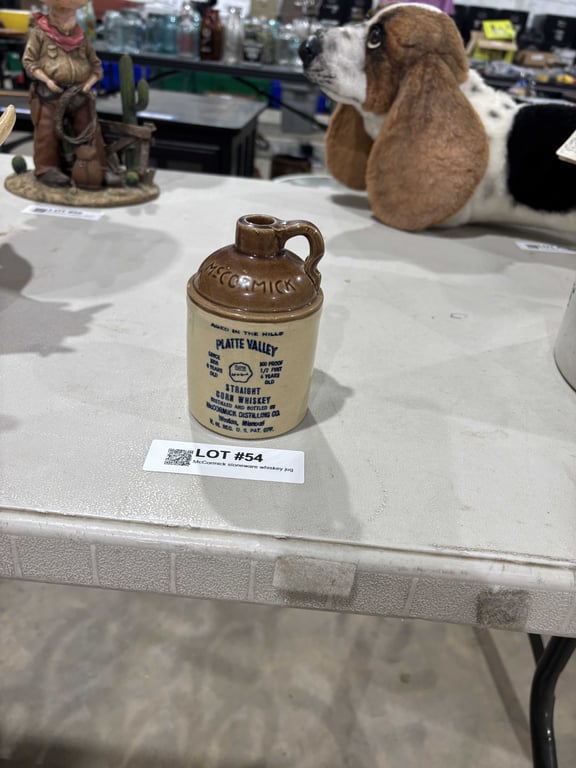 McCormick stoneware whiskey jug