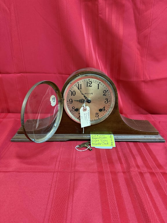 INGRAHAM EIGHT DAY CLOCK - Image 2