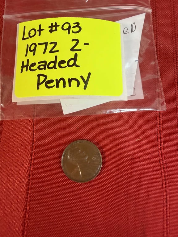 1972 2 HEADED PENNY