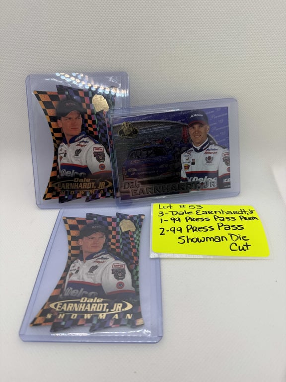 3 EARNHARDT JR CARDS
