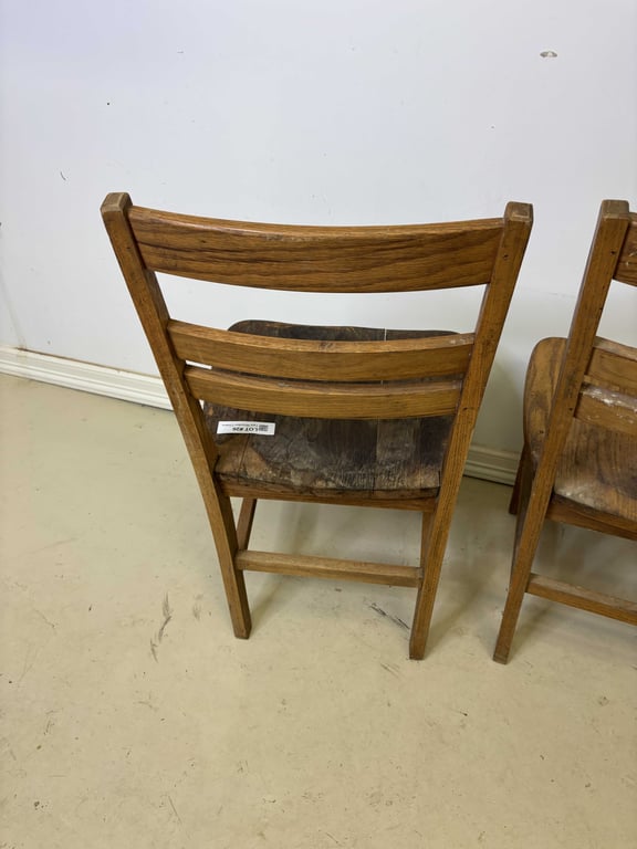 Two Wooden Chairs - Image 5
