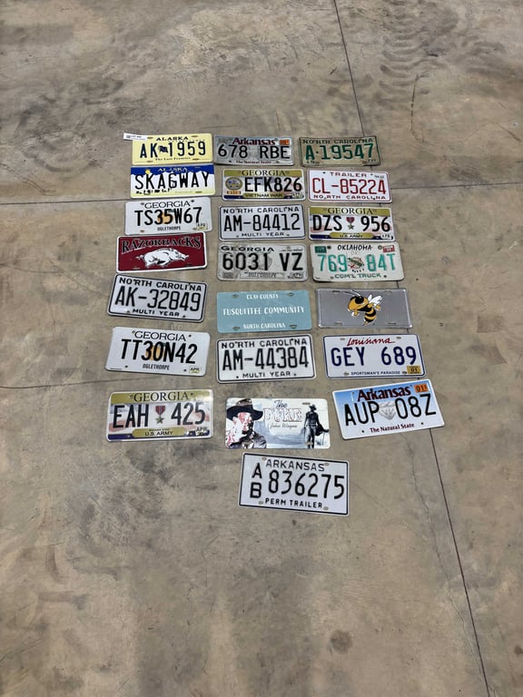 License plates