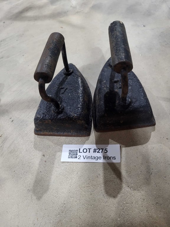 2 Vintage Irons