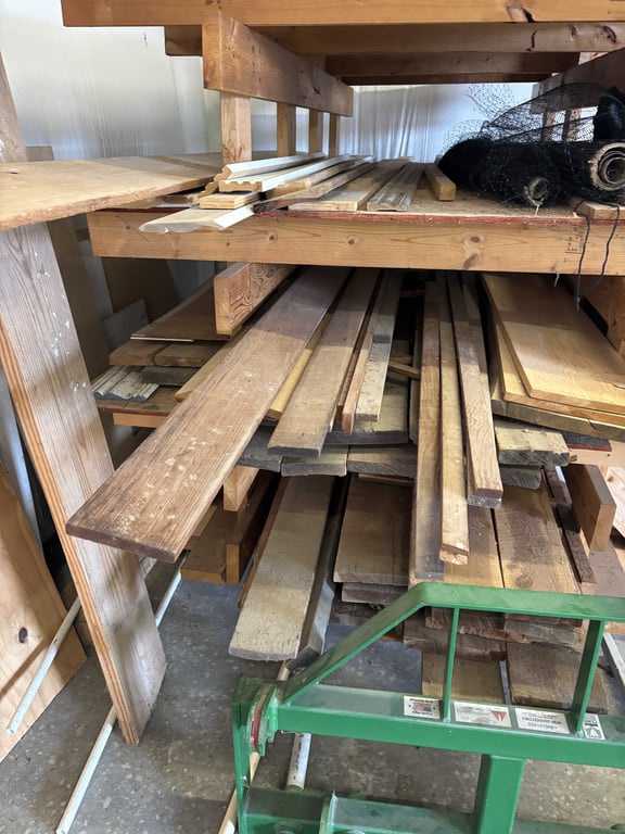 Misc Lumber and Cart on Casters - Image 4