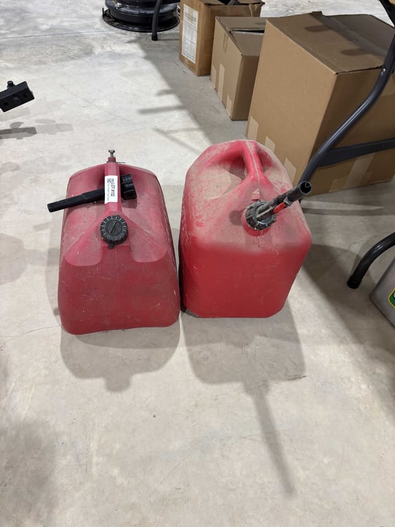 Two 5 Gallon Gas Cans