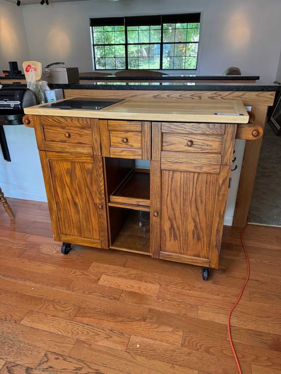Kitchen island cart