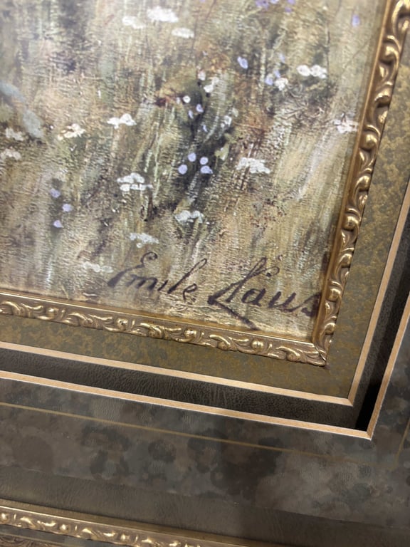 Large Framed Picture "Quiet Afternoon" - Image 3