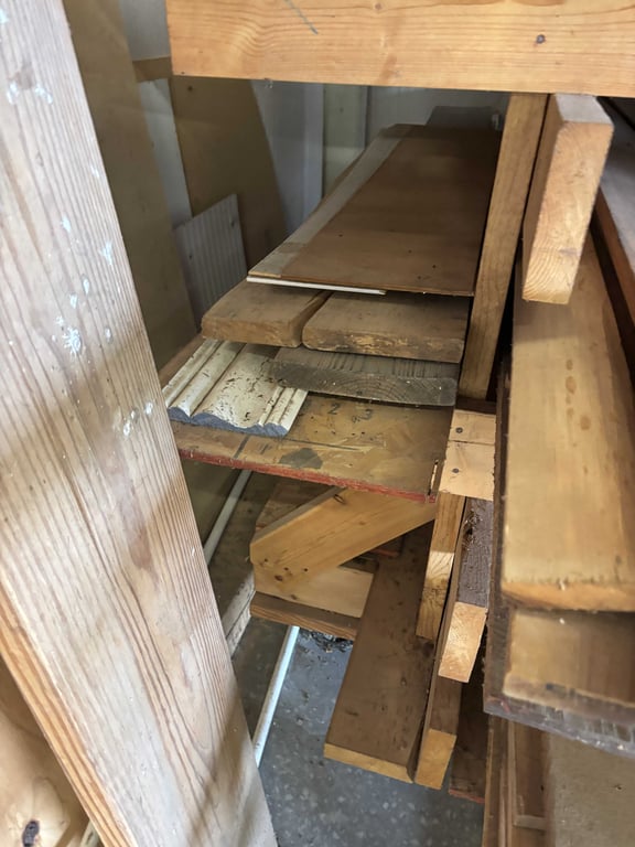 Misc Lumber and Cart on Casters - Image 7