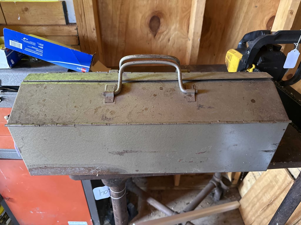 Toolbox with contents