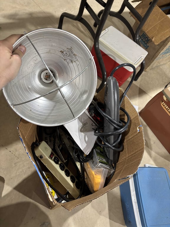 Box of Misc Electric