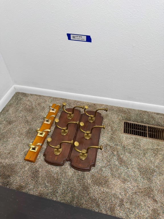 3 coat racks