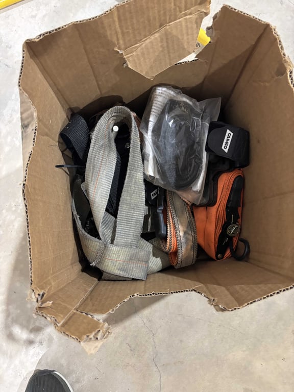 Box ratchet straps & misc
