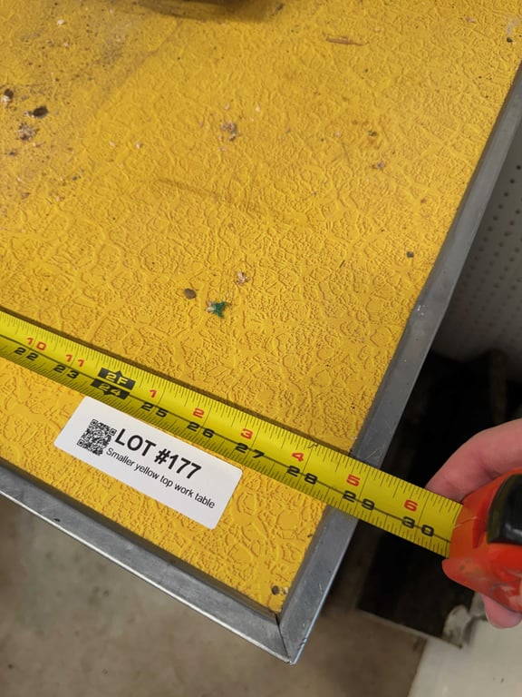Smaller yellow top work table - Image 3