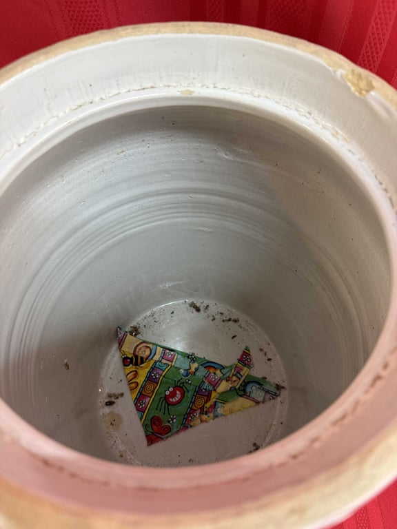 5 GAL. STONEWARE BUTTER CHURN CROCK - Image 3