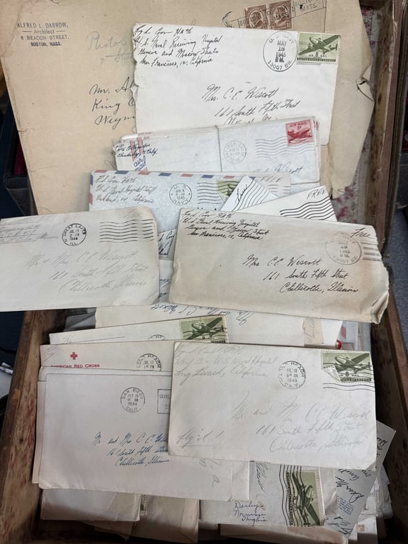 VTG. CORRESPONDENCE WORLD WAR II ERA