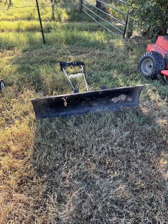 Fourwheeler snow plow