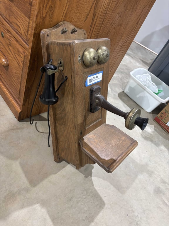 Antique Wall Mount Phone - Image 2