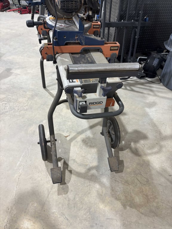 Ryobi Miter Saw & Ridgid Mobile Miter Saw Stand - Image 5