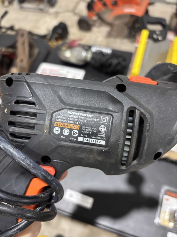 Warrior 1/2" electric drill - Image 3