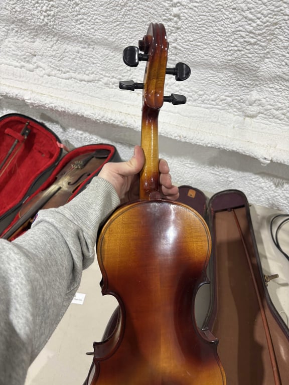 Vintage Fiddle and Case - Image 4