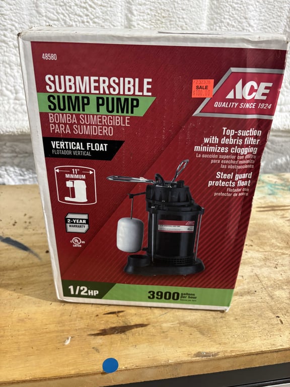 ACE sumbersible sump pump - Image 2