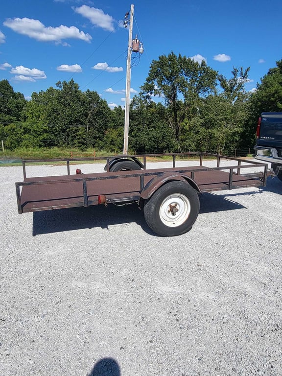 5 x 10 steel floor tilt trailer - Image 7
