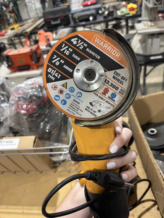 Two 4 1/2" Angle Grinders - Image 4