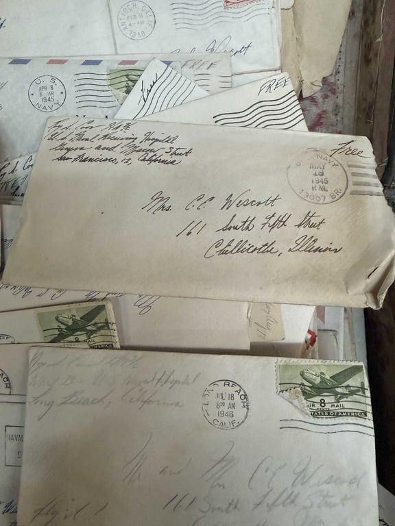 VTG. CORRESPONDENCE WORLD WAR II ERA - Image 2