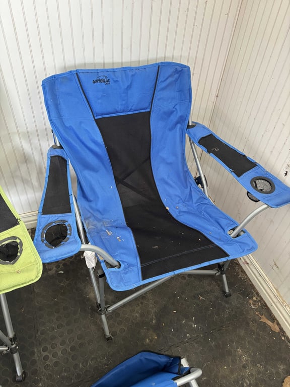 Two Lawn Chairs and Two Stadium Seats - Image 3