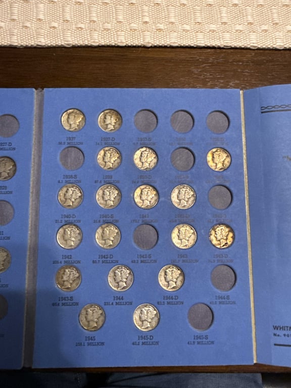 Mercury Dime and Lincoln Cent Books - Image 4