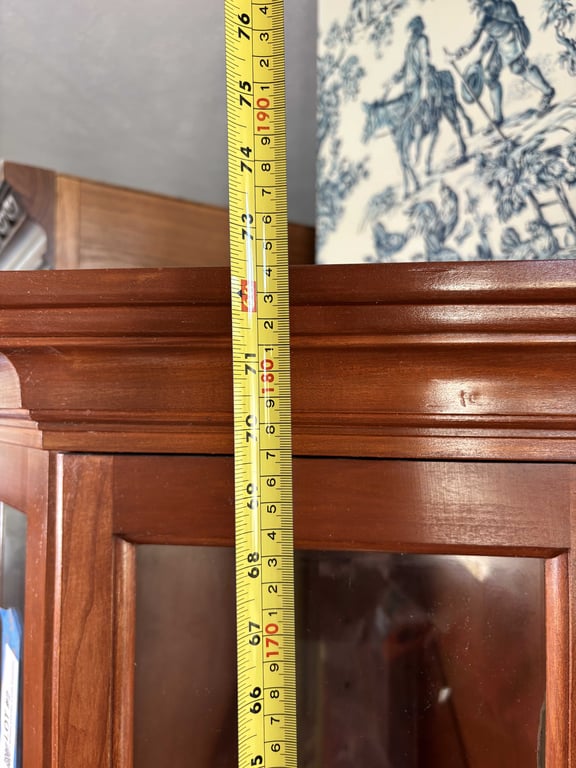 Lighted Corner Curio Cabinet - Image 6