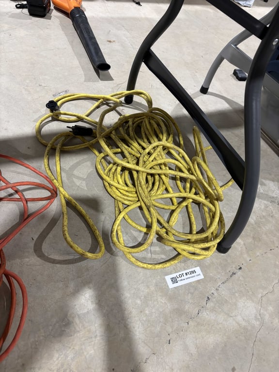 Yellow extension cord