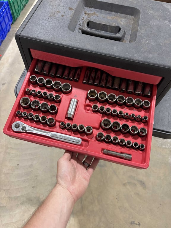 Craftsman 4 drawer box and Craftsman tools - Image 2