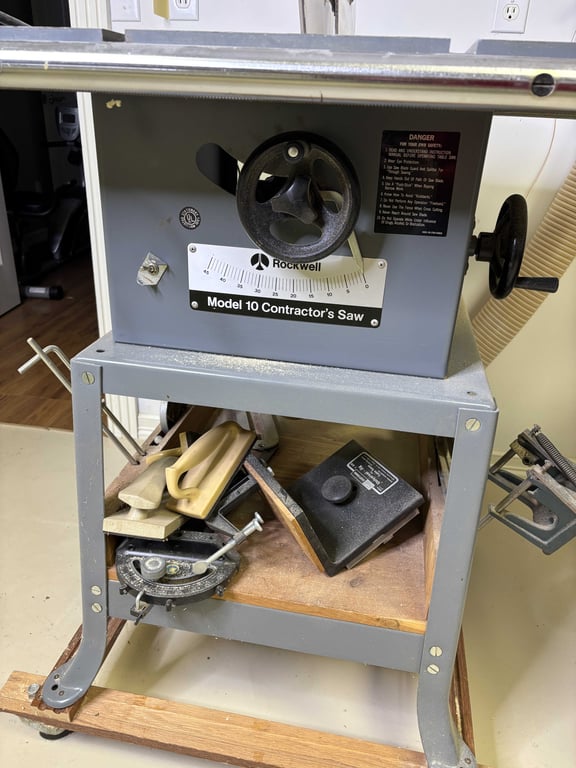 Rockwell Model 10 Contractors Saw - Image 2