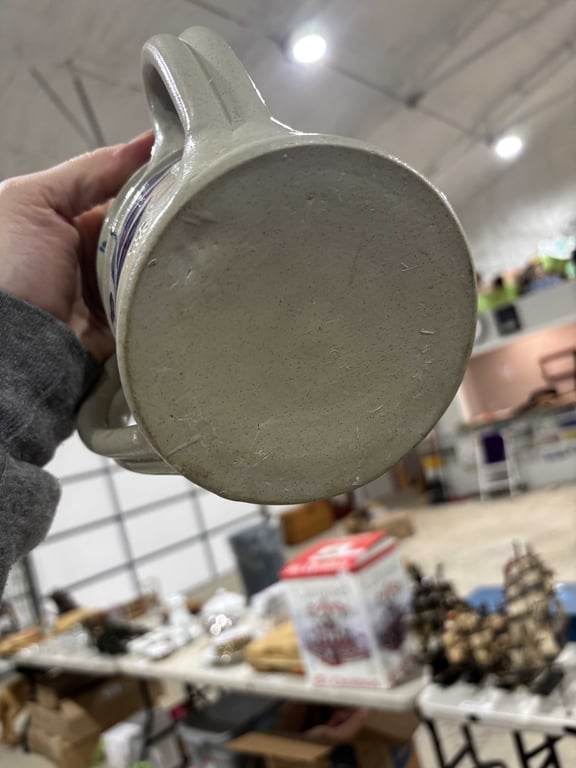 3 Handled Pottery Mug - Image 5