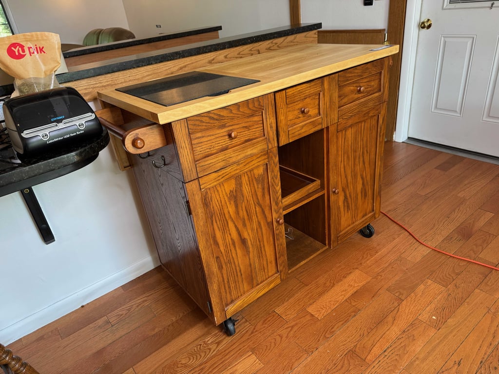 Kitchen island cart - Image 2