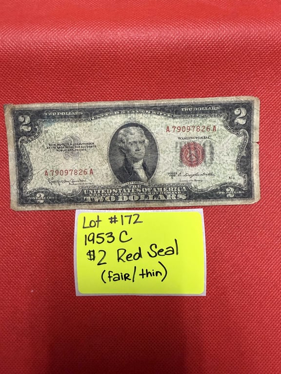1953 C $2 RED SEAL