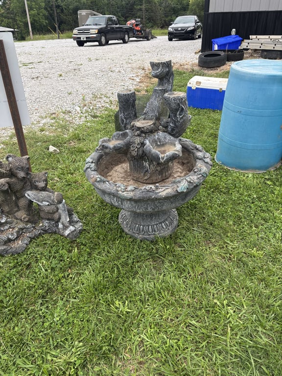 3 pc concrete planter