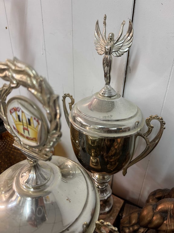 3 WEIGHT LIFTING TROPHIES - Image 2