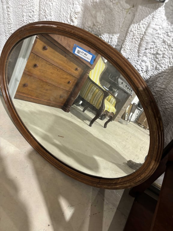 Oval Hanging Mirror - Image 2